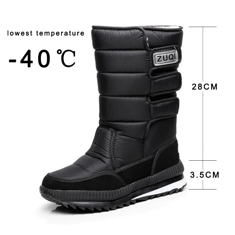 Nontium - High-top Water-Resistant Winter Boots for Men