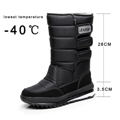 Nontium - High-top Water-Resistant Winter Boots for Men
