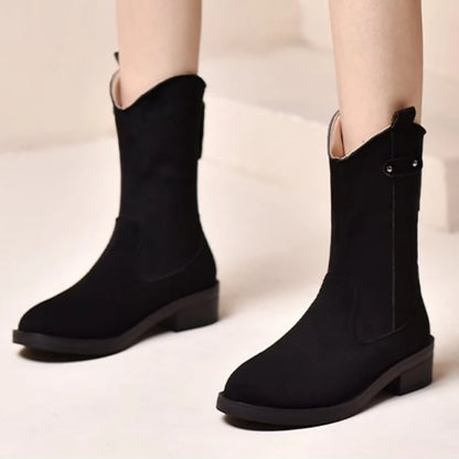 Nontium - Winter Fashion Zipper Roman Boots for Women