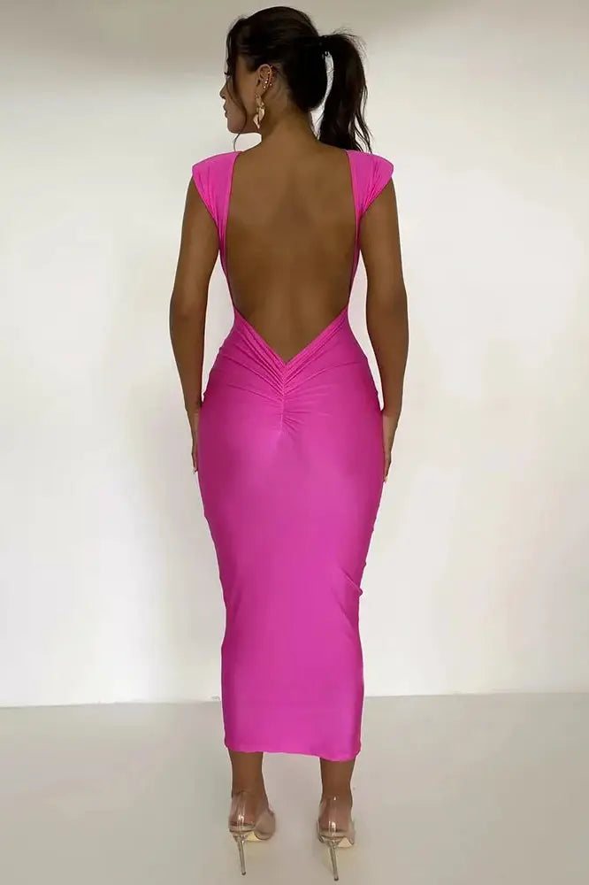 Nontium - Backless Maxi Dress