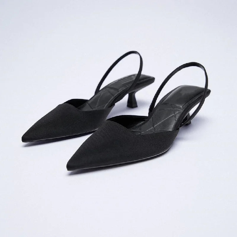Nontium - Stride in Style Pointed High Heel Sandals