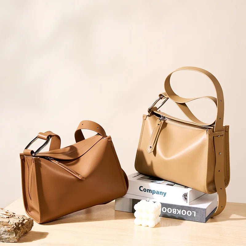 Nontium -  New Crossbody Leather Women's Shoulder Bag: Elegance in Cowhide
