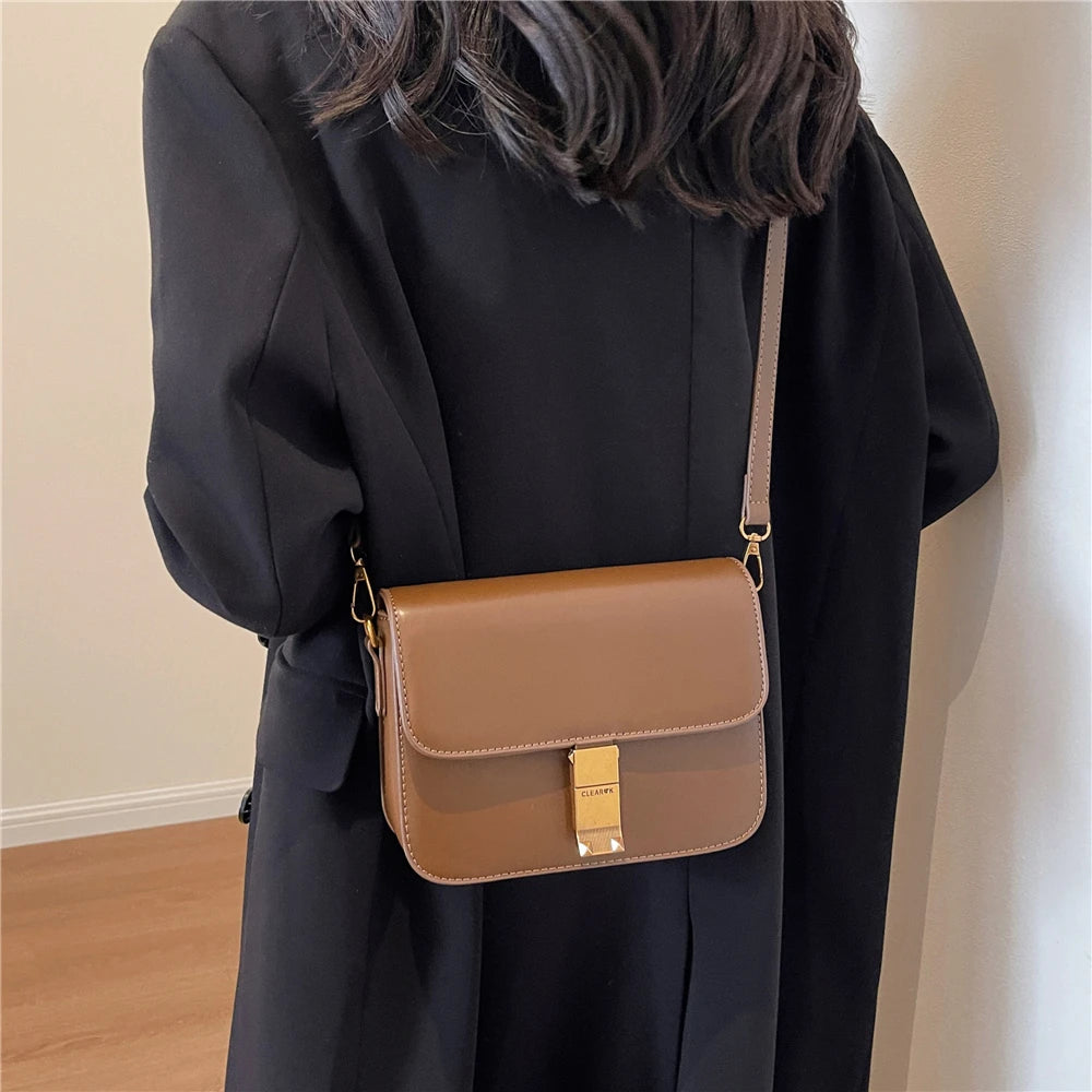 Nontium -  Trendy 3-Layer Square Small Crossbody Bag for Women