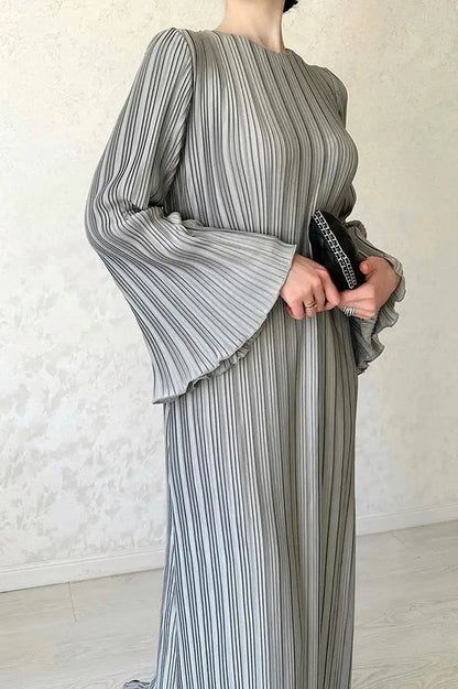 Nontium -Elegant Solid Maxi Dress