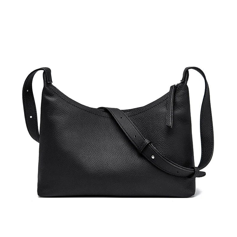 Nontium -  Spring/Summer Soft Leather Cowhide Messenger Bag for Women